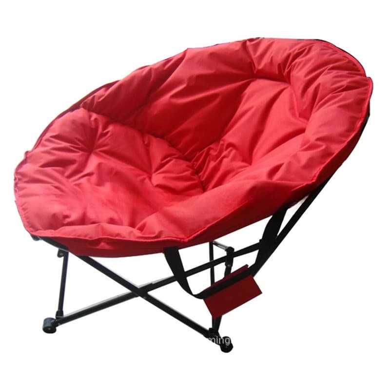 Spot folding chair recliner outdoor camping folding moon chair back chair sports field stand recliner