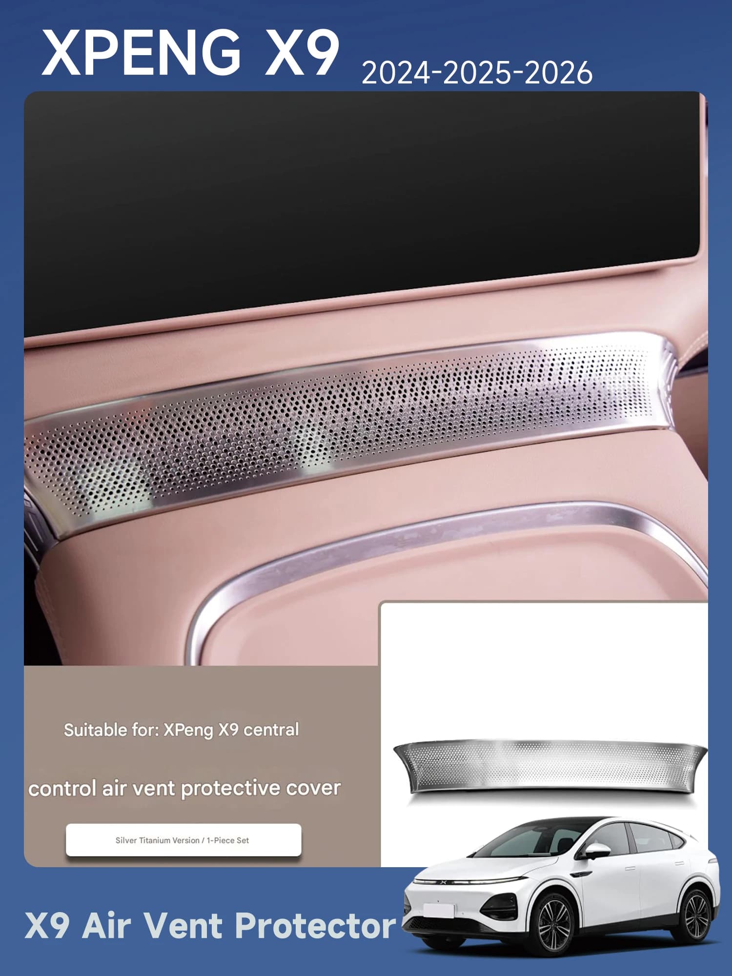 [Fast Shipping] XPENG X9 Center Console A/C Vent Protective Cover