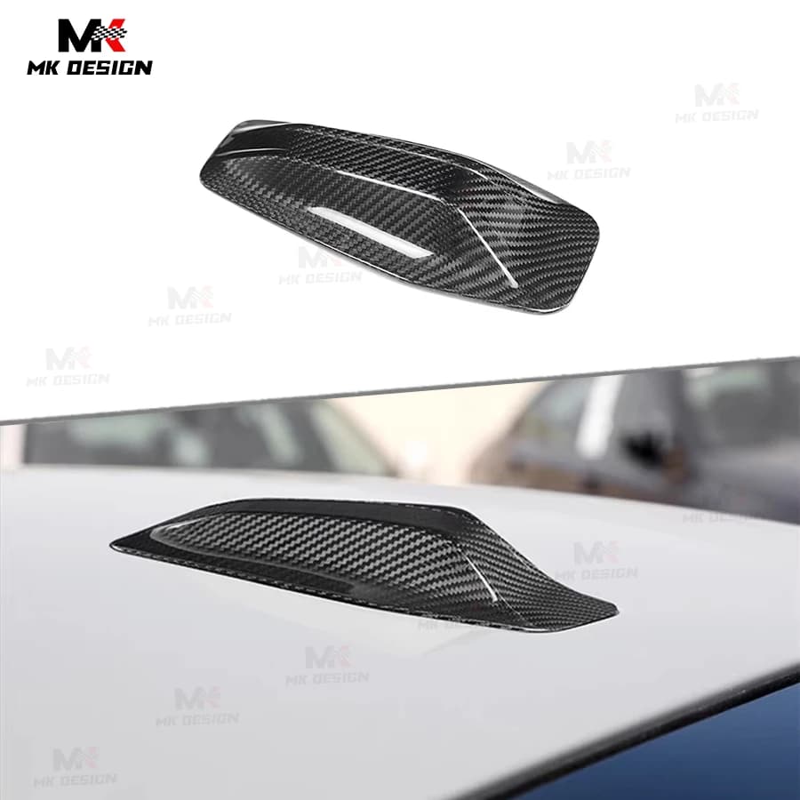 Dry Carbon Fiber Shark Fin Cover Roof Antenna Trim for BMW 2 Series G42 4 Series G26 I4 X Series U11 U12 Car Accessories
