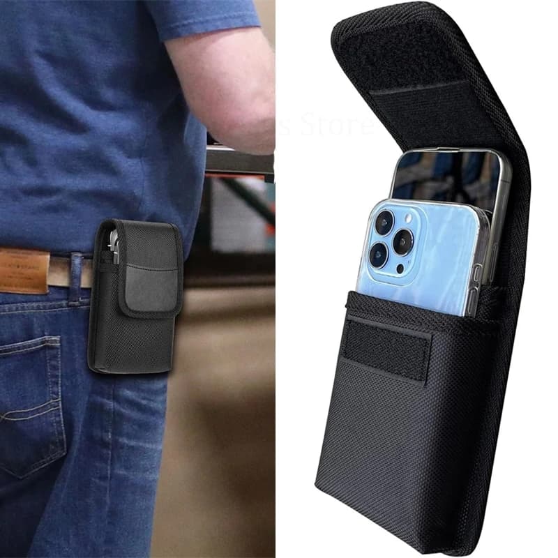 Phone Leather Case For Samsung Xcover 7 6 5 4s Wide8 Quantum6 Card Bag Phone Pouch Waist Cover For Galaxy A07 A06 A05S A04e A03