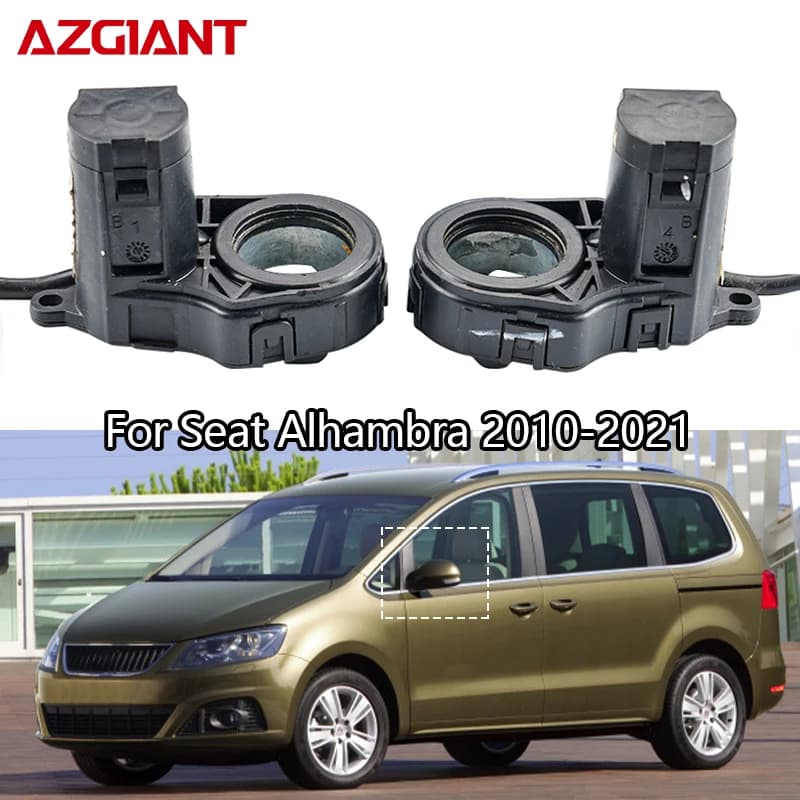 For Seat Alhambra 2010-2021 AZGIANT Power Folding Mirror Module Motor Left Right Auto Fold Retract Extend Direct Replacement