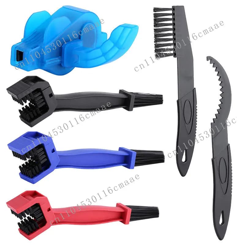 Motorcycle and bicycle chain hair brush Bicycle cleaning chain Brush accessories Equipment car cleaning square head hair