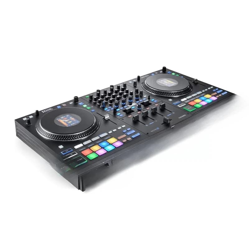 Professional four-channel electric motor DJ controller, vinyl disc