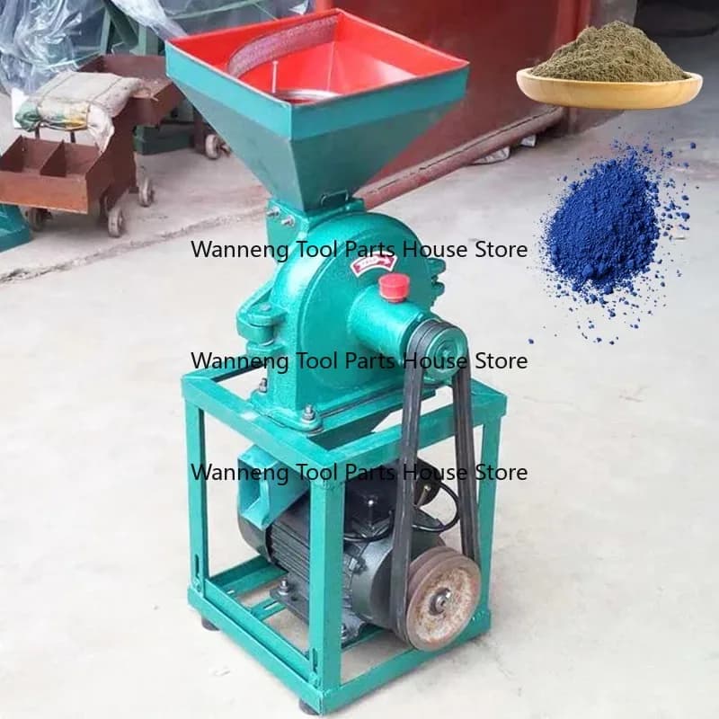 Easy Operation Portable Rice Corn Mill Crushing/Farm Use Two Bucket Crush Miller Machine/Professional Grain Grinding Pulverizer