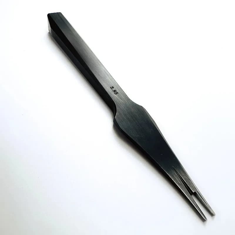 2.7/3.0/3.38/3.85MM High Quality French Leather Chopping Black SKD11 Die Steel Rust Resistant Leather Stitch Piercing Tool