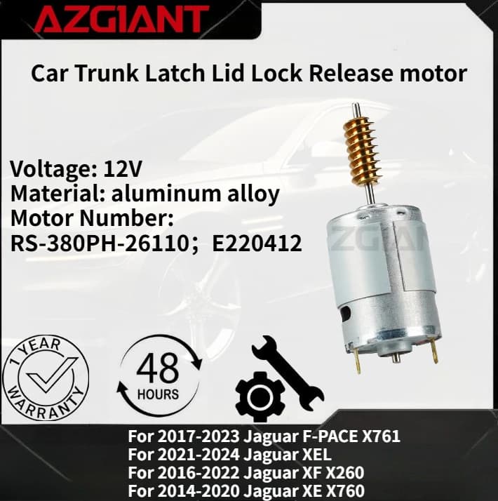 For 2017-2023 Jaguar F-PACE X761/XF X260 2016-2022 Car Trunk Latch Lid Lock Release motor New high-quality parts OEM Accessories