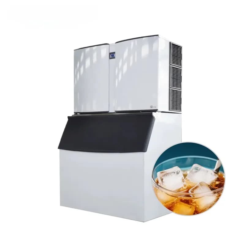 High Capacity Ice Cube Maker Cube Ice Machine Packing Machine for Drinks and Restaurant
