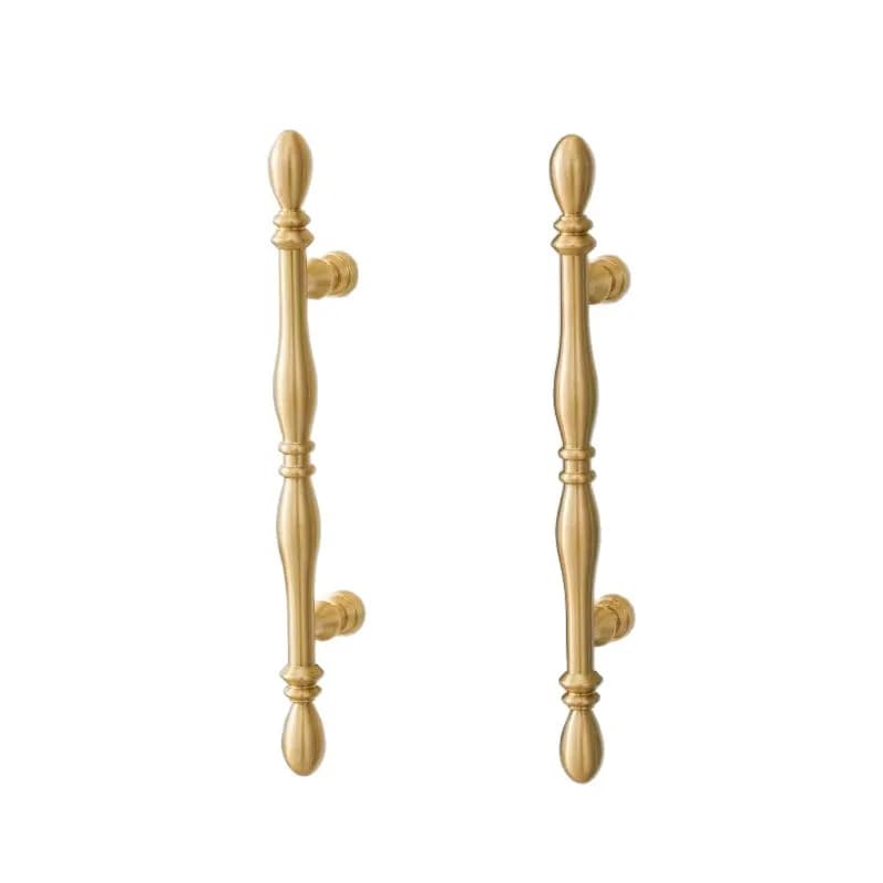 Light luxury brass cabinet door handle single hole cabinet wine cabinet simple French gold drawer handle