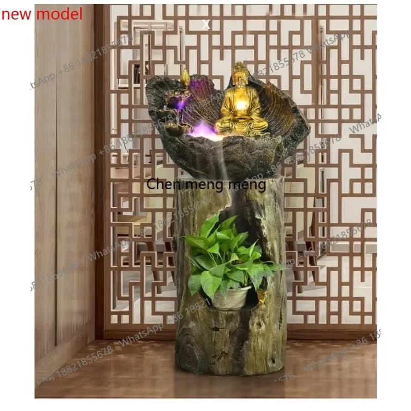 N138Tabletop ornament, flowing water fountain, feng shui ball wheel, living room, open water feature