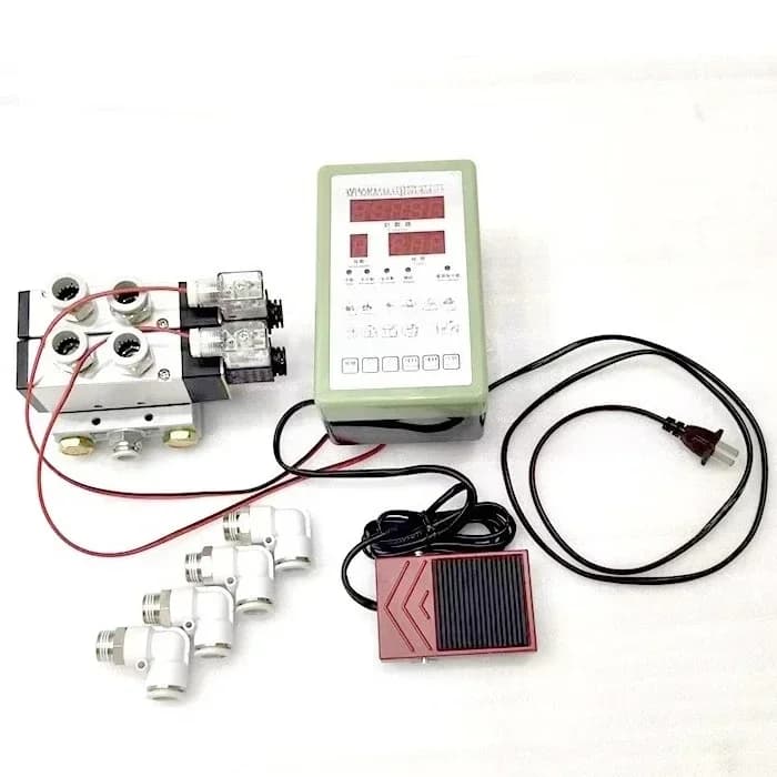 Full set of accessories for gas-liquid booster cylinder 4V310-104V310-15 solenoid valve connector controller