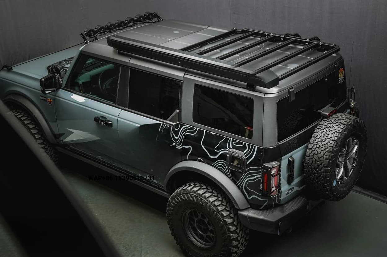 Accessories Wasteland Roof Rack Roof Rack System for  2021-2023 2.3T 2.5T 3.0T Luggage Rack