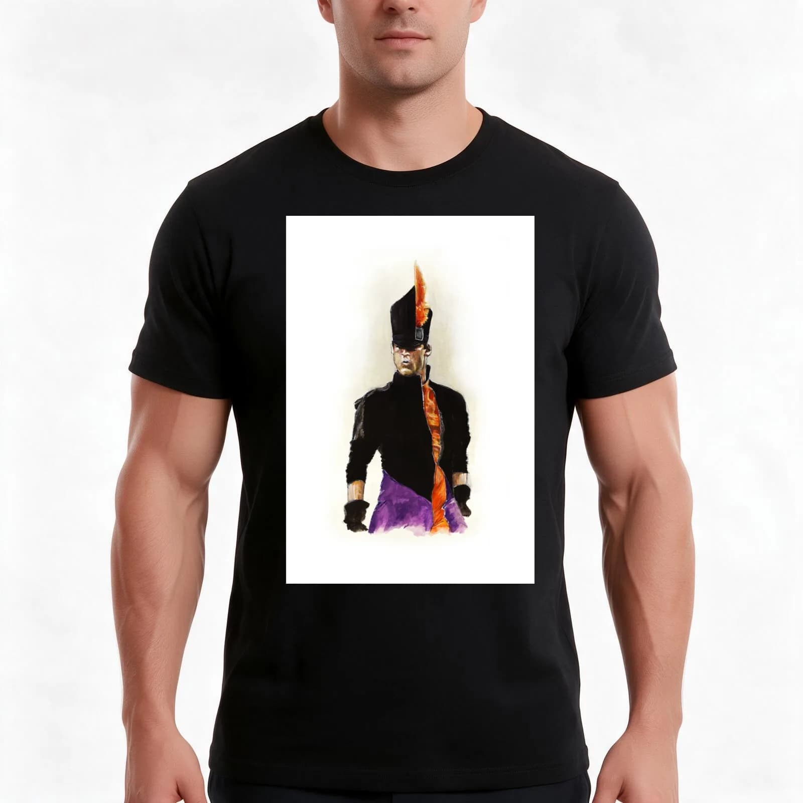 Carolina Crown T-Shirt, Summer Casual Cotton Tee, Oversized Streetwear Tops, Vintage Graphic Print, Loose Fit Short Sleeve