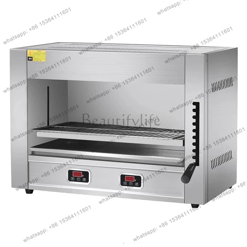high-end oven commercial smokeless barbecue oven is easy to use