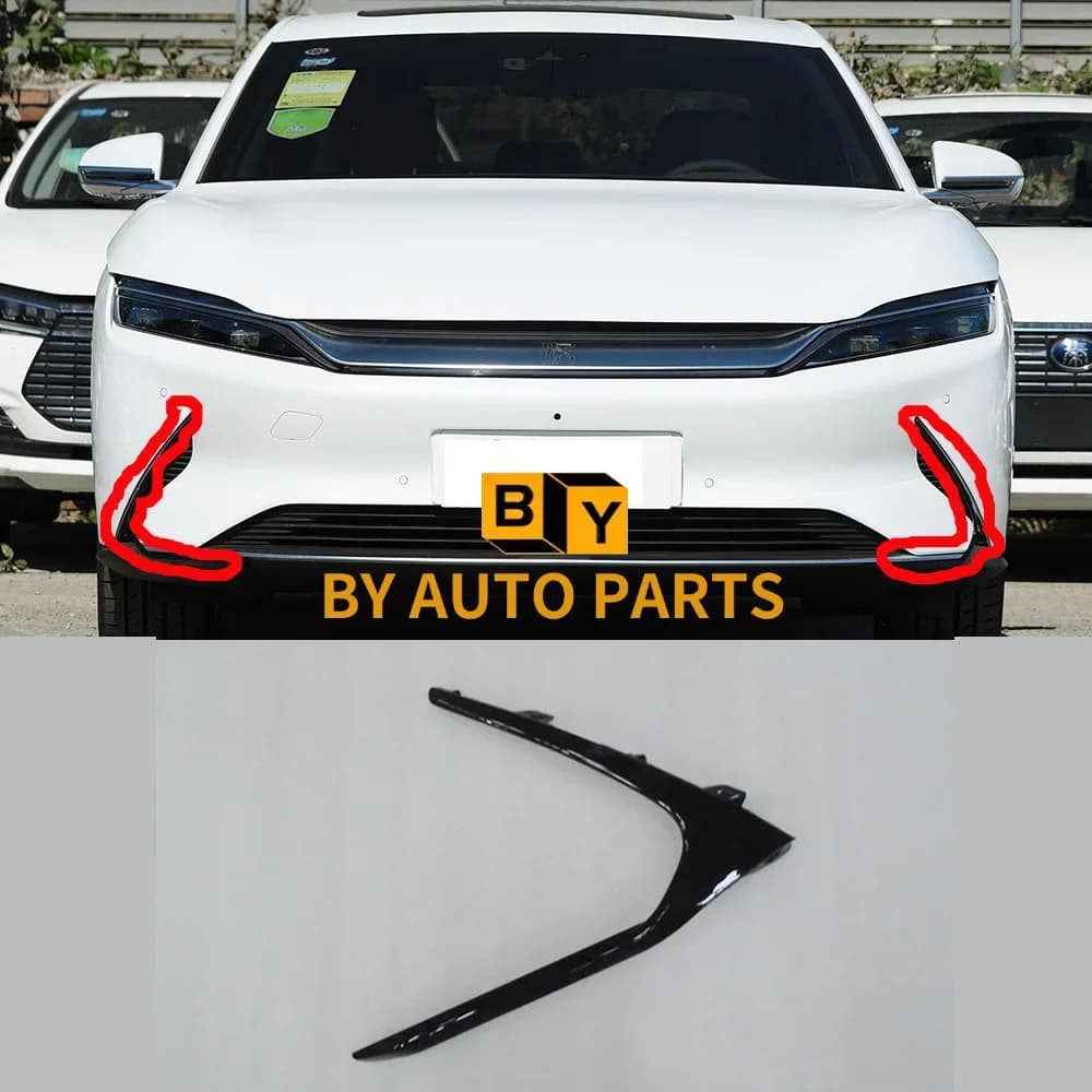 BYD HAN EV Bumper BLACK Trim Front Bumper Strip