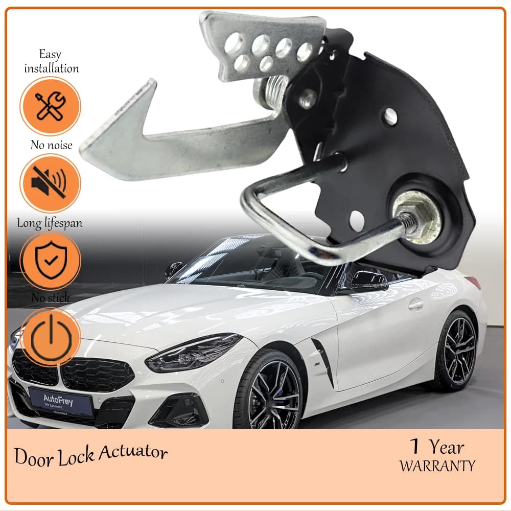 Heavy-Duty Left and Right Upper Hood Latch by With BMW 5 6 7 Series Z4, Smooth Mechanical Action oem 51237183764 51237183763