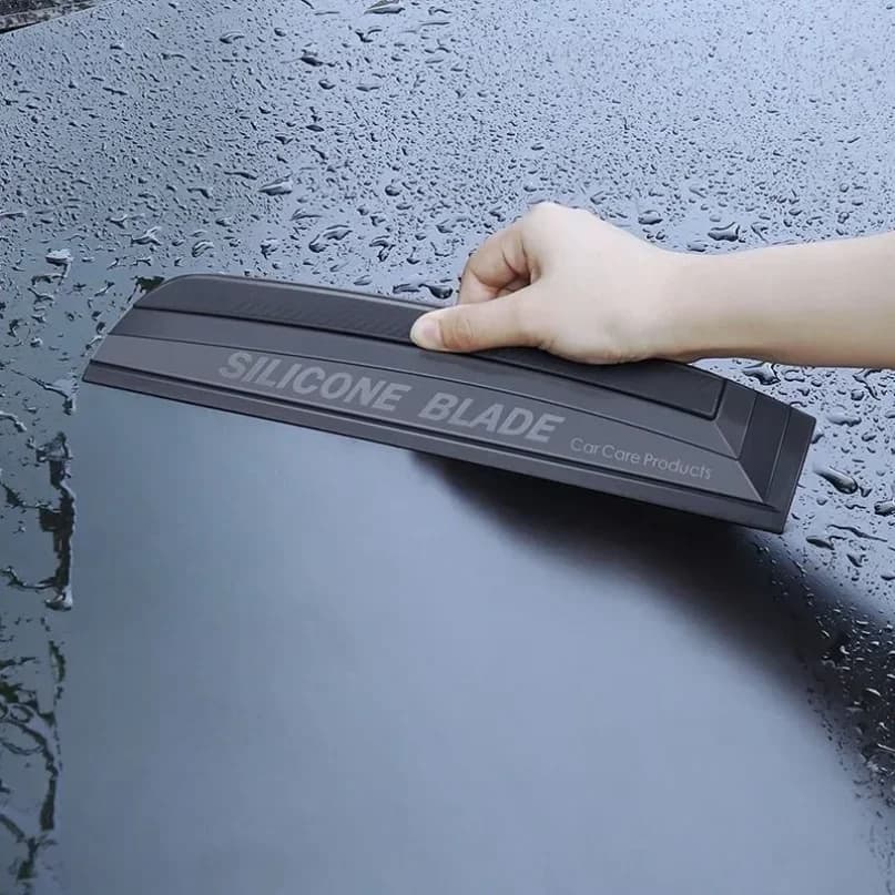 Espátula  silicona suave antiarañazos, herramienta práctica para vinilos  coche, limpiador  ventanas, hoja  secado, rasp