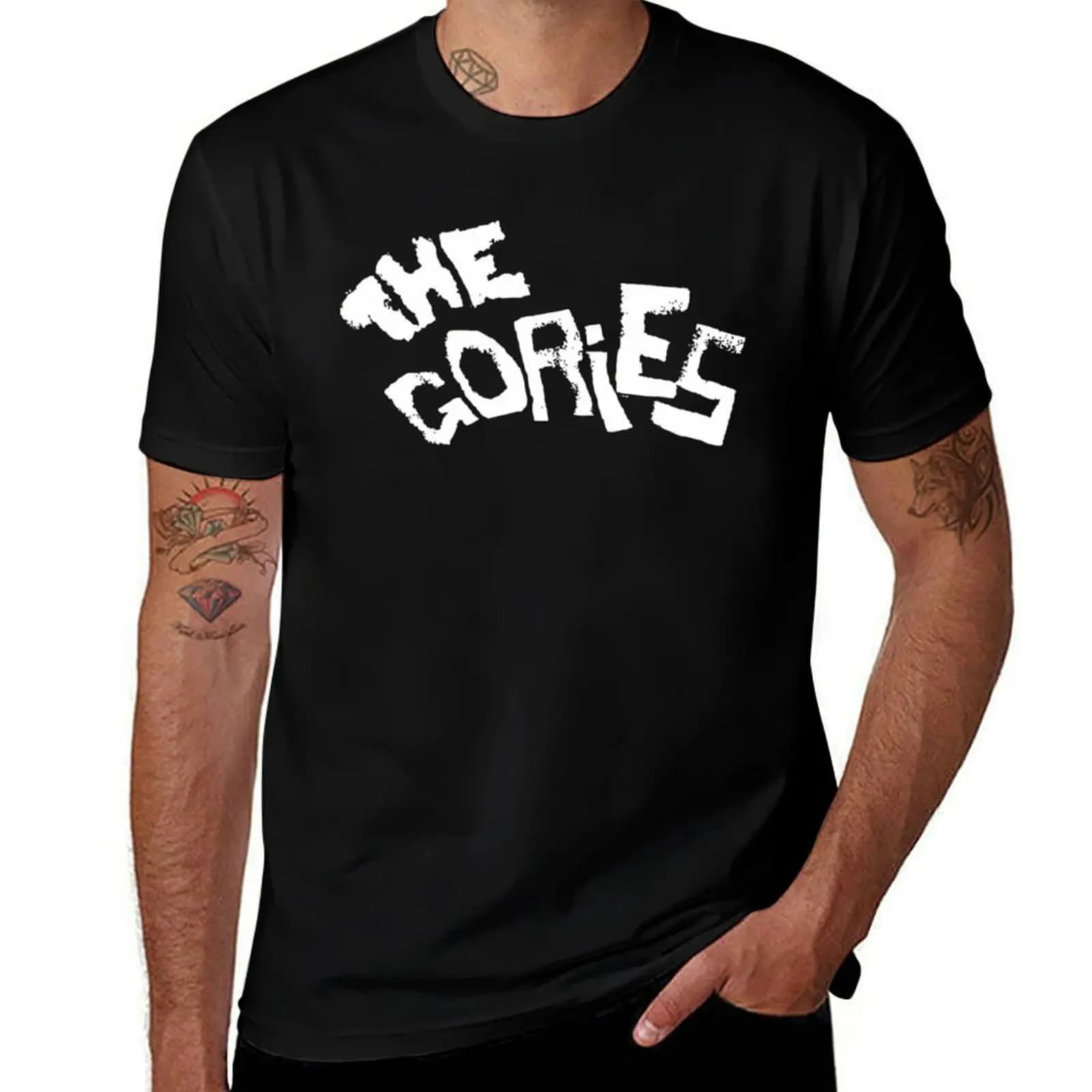 The Gories Logo T-Shirt Work Outdoor for Men T-Shirt