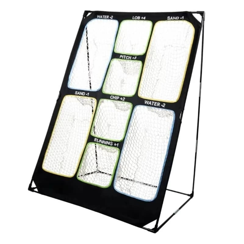 Golf Eight-Hole Golf Chipping Net with Easy Storage Bracket Indoor Outdoor Multi-Function Exercise Net