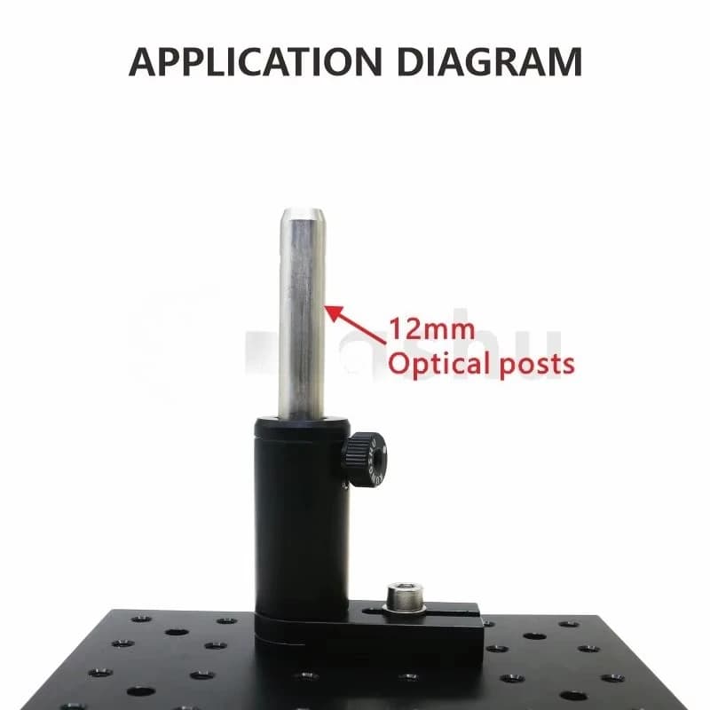 Post Holder with Swiveling Clamping Fork, Magnetic Base, Compatible with  12mm 12.7mm  Optical Post