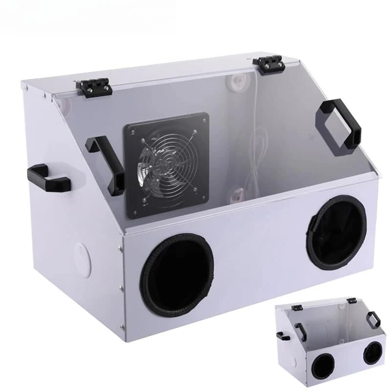 Grinding Dustproof Cover Metal One-piece Polishes Dust Box for Table Grinding Machine Cutting Grinding Engraving Polishing