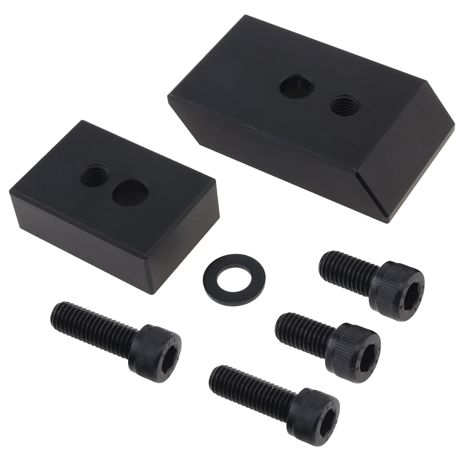 Solid 6061 Billet Aluminum 3/4" Car Riser Front Seat Spacer Lift Jackers Fit for Jeep Wrangler Reduce Fatigue Improve Visibility