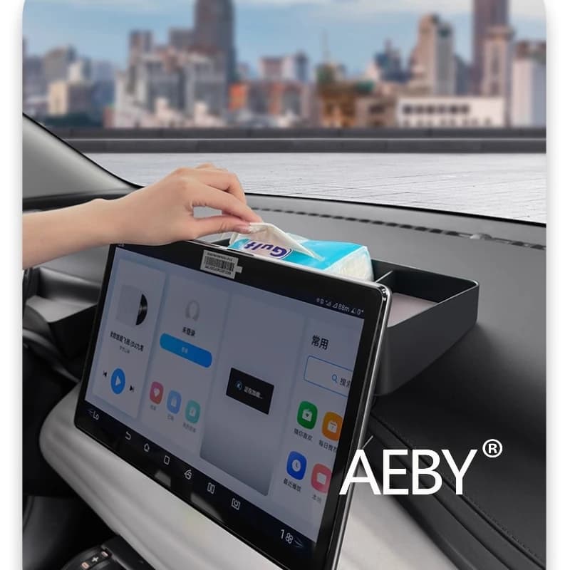 AEBY For BYD Atto 3 Smart Driving Edition 2022-2025 Anti-Slip Tray for Phone Sunglasses Keys,Phone Holder Sunglasses Case