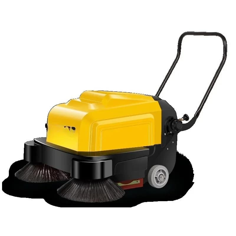 Park Sweeper Broom Walks Behind Road Washing Machine Industrial Sweeper Electric