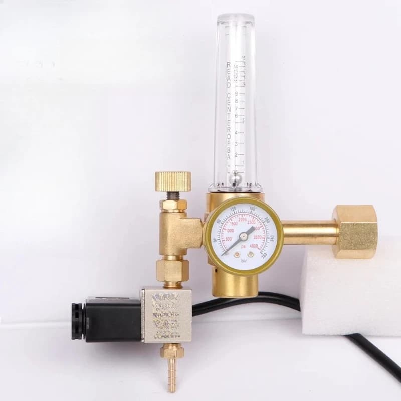 Greenhouse Horticulture Hydroponics Temperature And Humidity Controller Carbon Dioxide Decompressor  Pressure Gauge Flowmeter