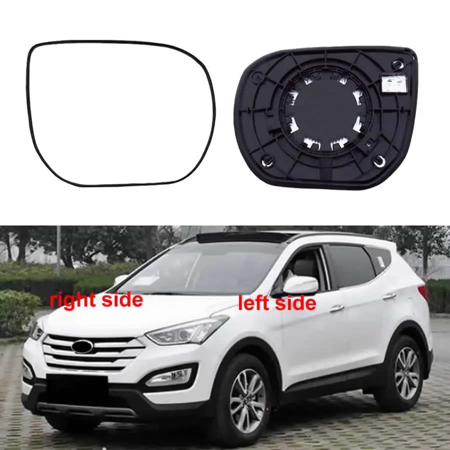 Car Mirrors For Hyundai Santa Fe IX45 2013-2017 Replace Car Rearview Mirrors Glass Outside Door Side Mirror Lens with Heating