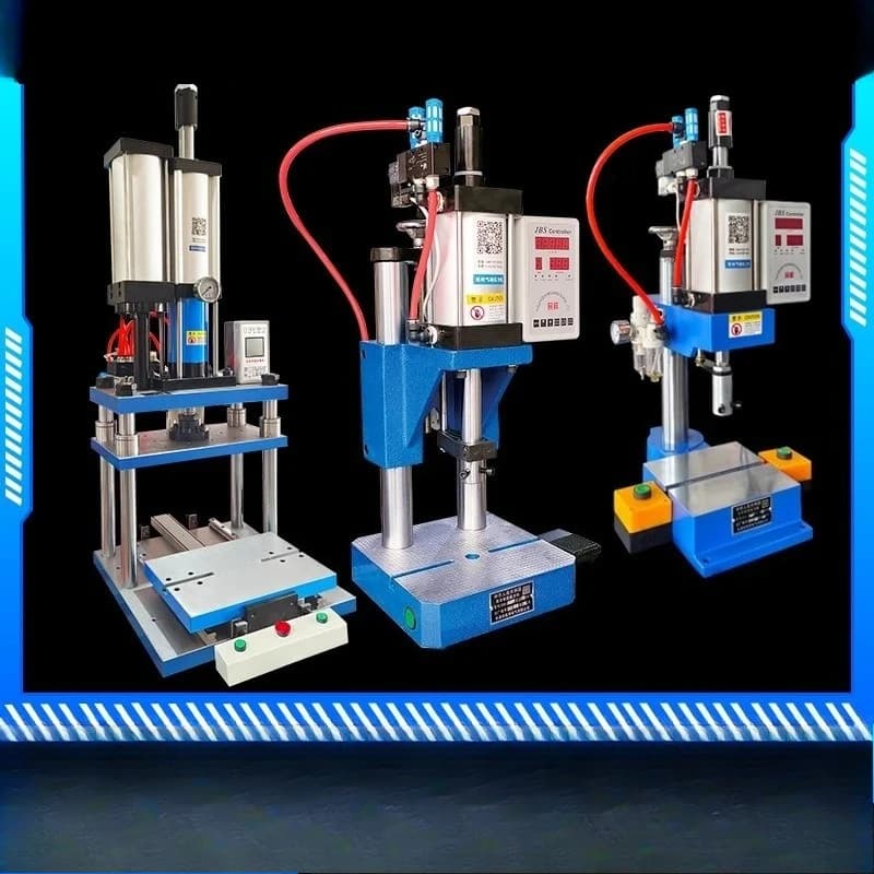 Small Pneumatic Pressure Bearing Riveting Machine Punching and Pressing Machine Punch Adjustable Press Hand Press Desktop