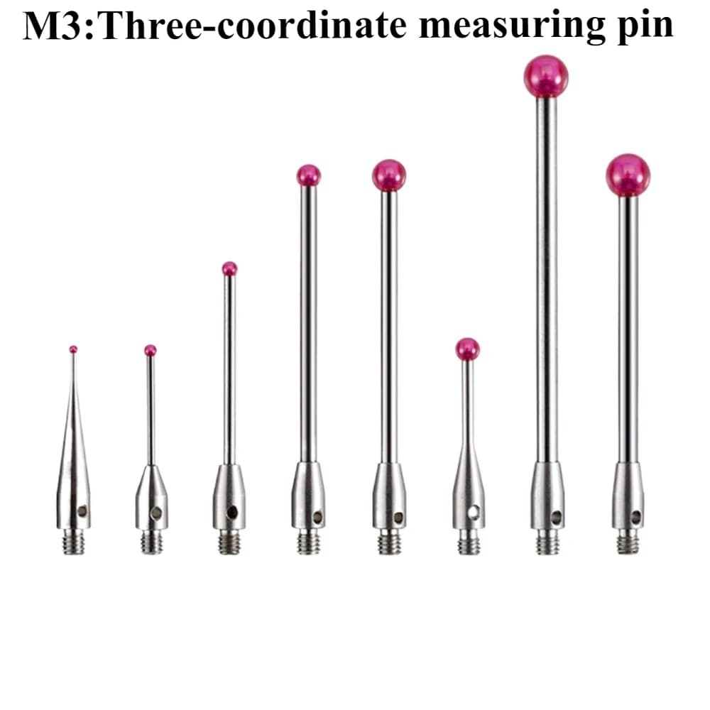 1PCS: M3 Three-Dimensional Measuring Head Three-Coordinate Stylus CNC Numerical Control Machine Tool Ruby Probe