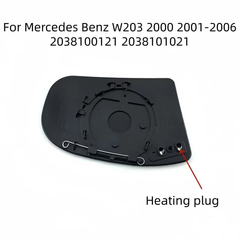 Car Rearview Heated Clear Side Mirror Glass Lens Wide Angle For Mercedes Benz W203 2000 2001-2006 2038100121 2038101021