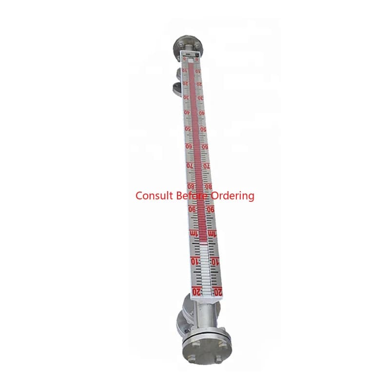 Industrial Stainless Steel Digital Level Angle Meter Station Magnetic 4-20Ma Level Meter For Liquids