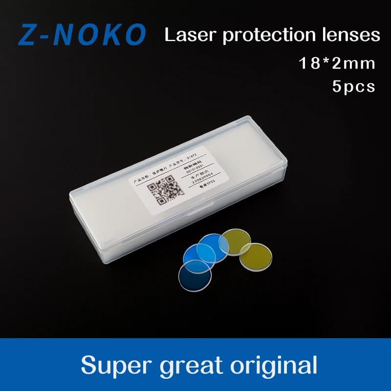 Z-NOKO CQWY Original Laser Protective Lens 18x2mm SUP20S SUP21T SUP23T for Laser Welding Accessories