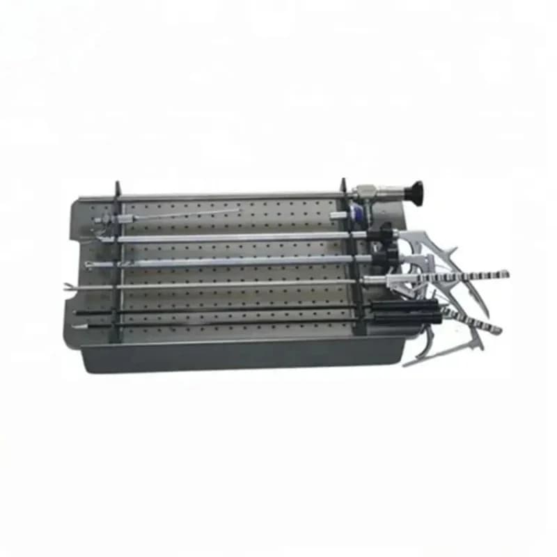 alloy large laparosc instrument box, aluminum sterilization container
