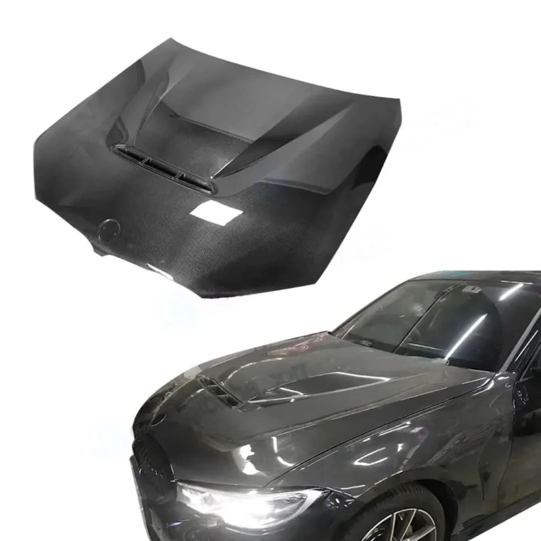 ForBMW 3 Series Modification and Upgrade Carbon Fiber Hood,trunk Lid, Fenders, Front and Rear Spoilers, Wing, and Diffuser.