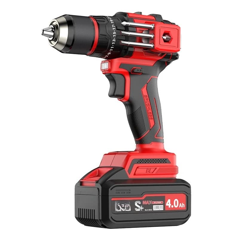 Brushless hand drill, can tap household electric screwdriver, high-power electric drill for construction site, power tool