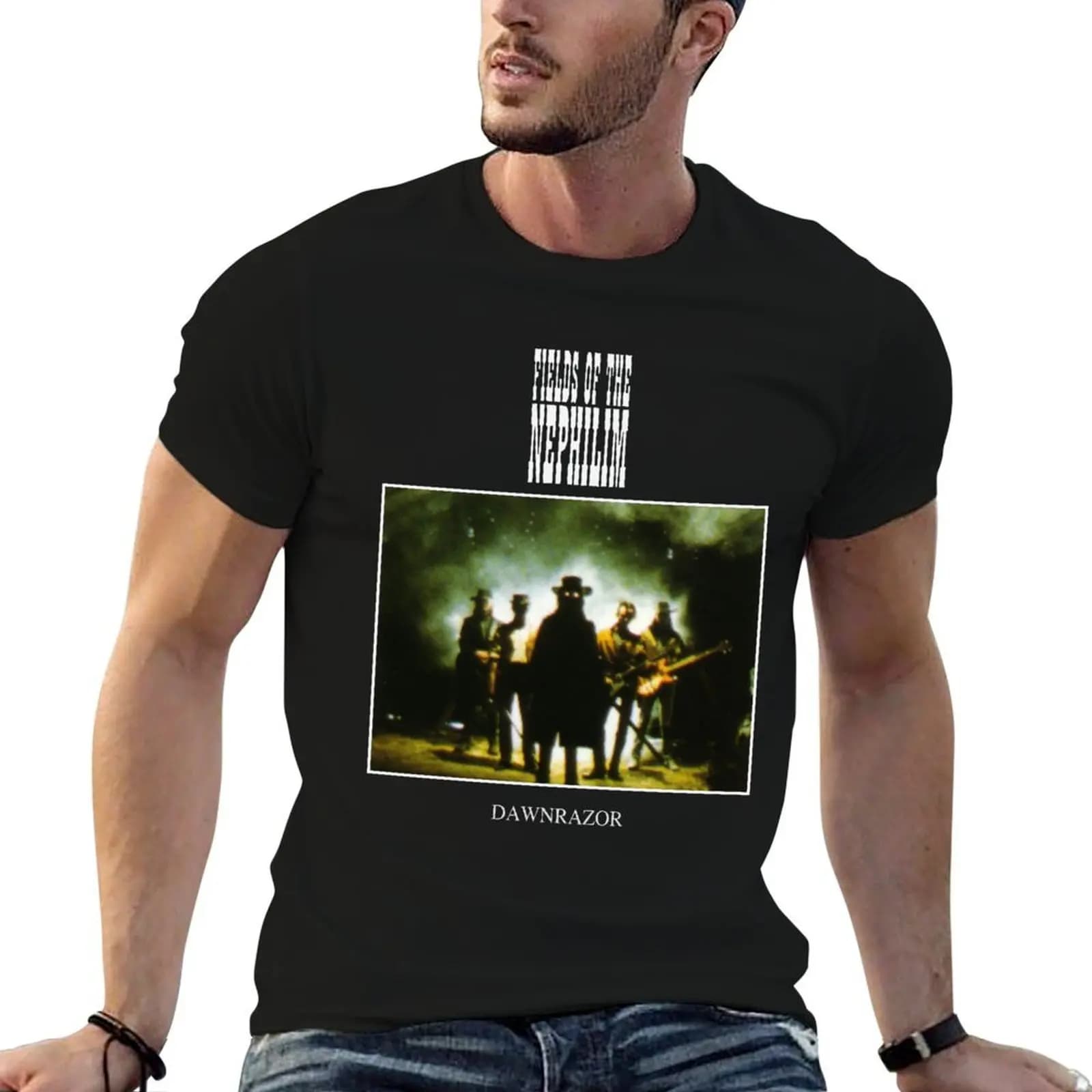 Fields of the Nephilim Dawnrazor T-Shirt custom t-shirts anime t shirts mens graphic t-shirts funny