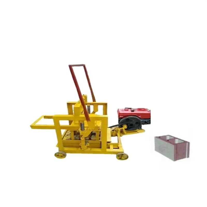 Diesel Egg Laying Concrete Block Machine Interlocking Manual diesel Brick Making Machine