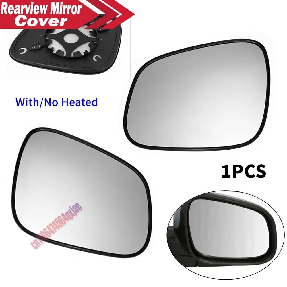 For Chevrolet Spark 2009-2015 1PCS Car Replacement Outer Rearview Side Wing Mirror Glass Lens Reflector Lens With Without Heated