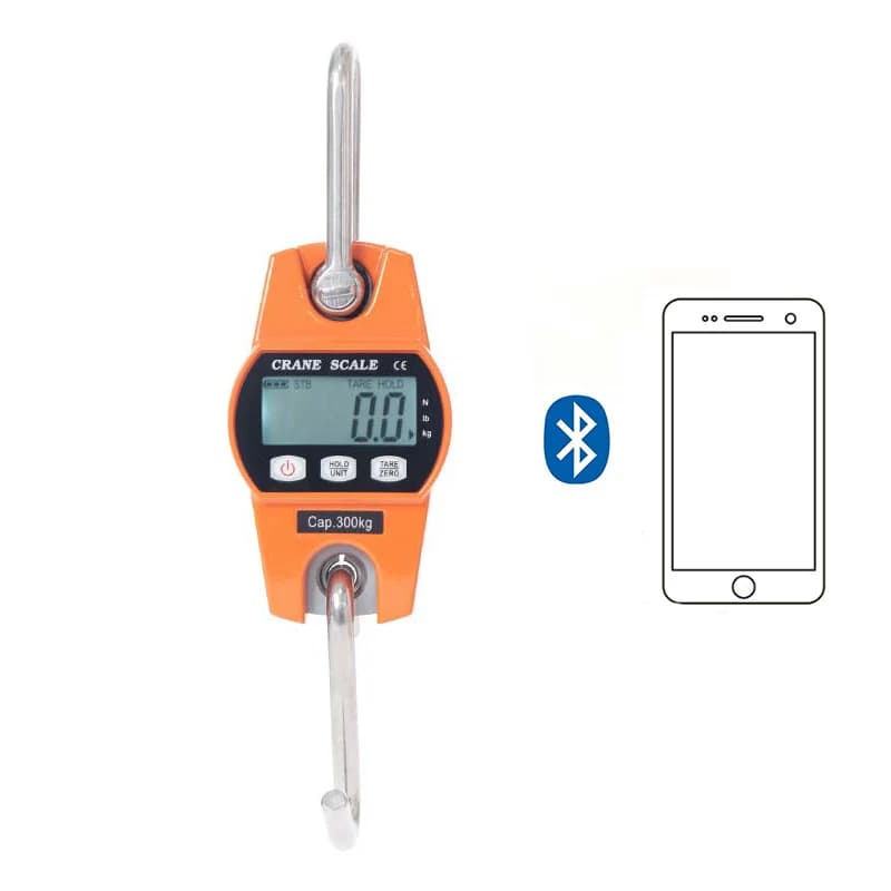 Wireless Heavy Duty Fishing Scale Hanging Digital Mini Hanging Scale with Bluetooth