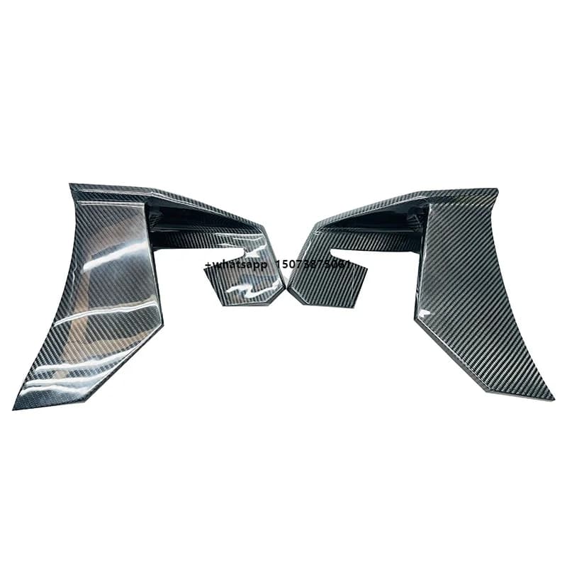 Dry Carbon Fiber Car Exterior Parts Rear Bumper Side Diffuser Splitter for Mclaren GT 2019-2022 Carbon Side Splitter