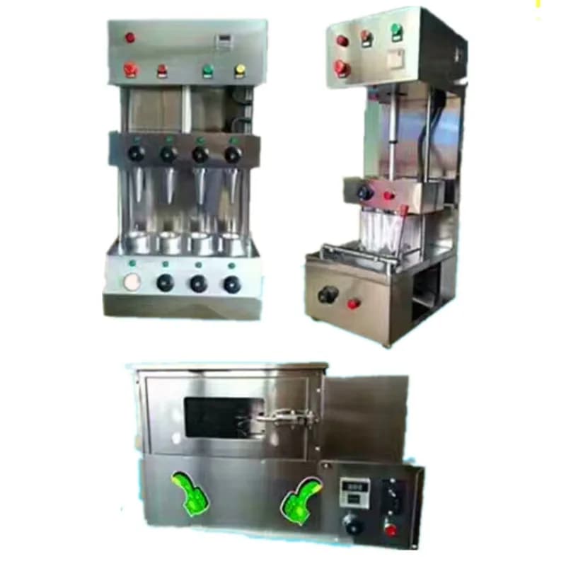 All-in-one machine intelligent temperature-controlled pizza forming machine
