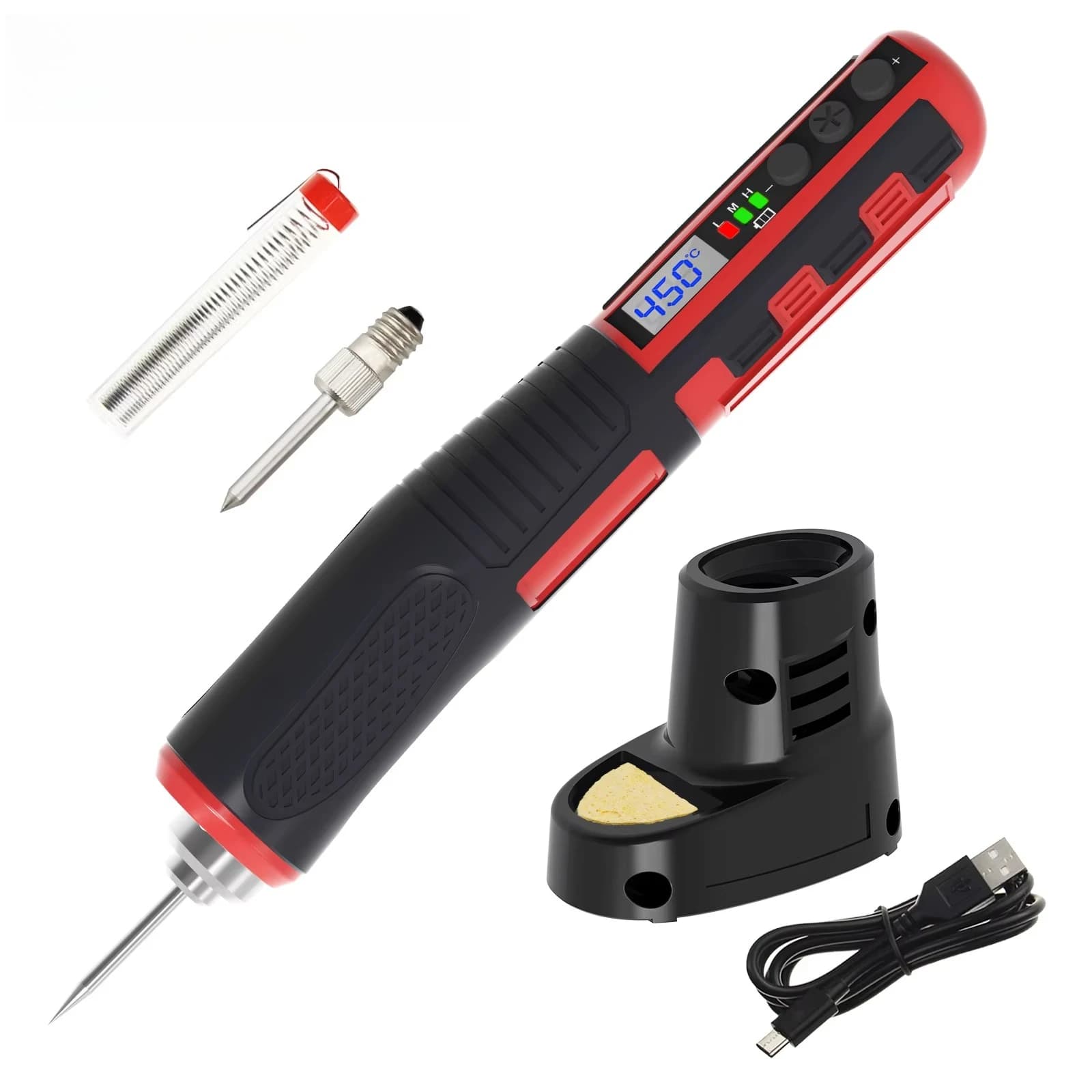 Portable Mini USB Lithium Battery Powered Soldering Iron Kit Multi-Purpose Wireless Welding with Convenient Charging