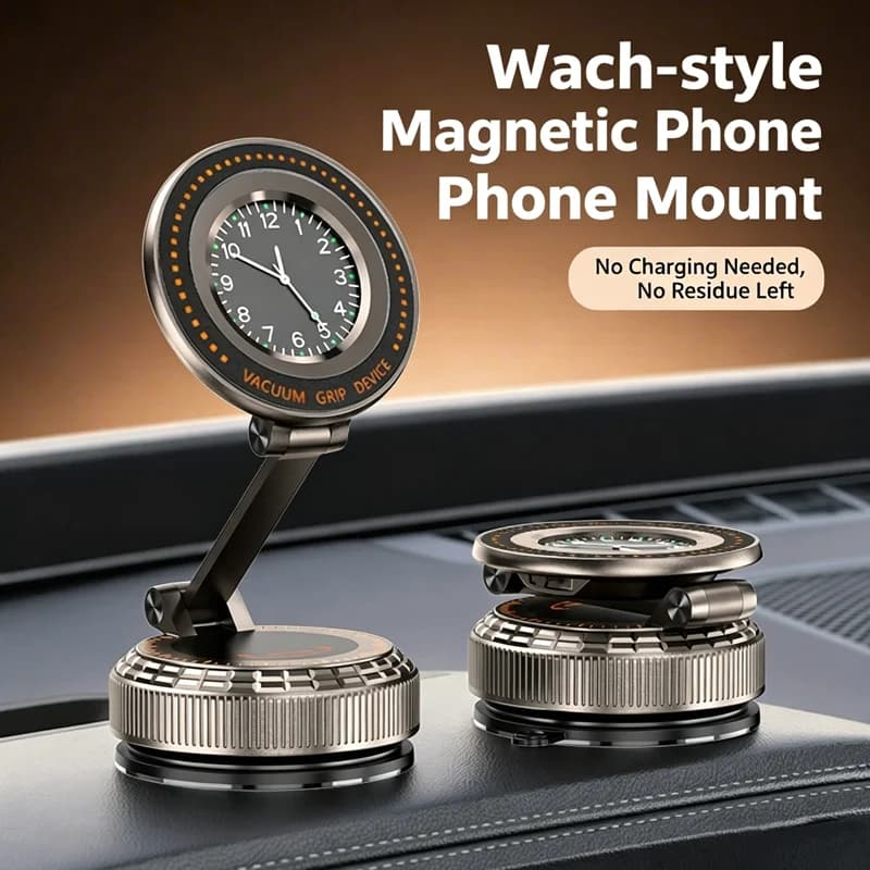 New Creativity Magnetic Suction Cup Phone Holder,360° Adjustable Foldable Car Mount,Universal Holder