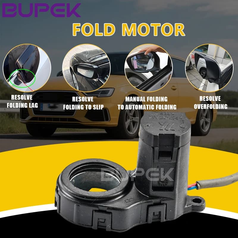 BUPEK Car Wing Mirror Folding Motor Assembly Motor NEW For Citroën DS6 DS5  borgward bx7 ts car accessories replacement kits