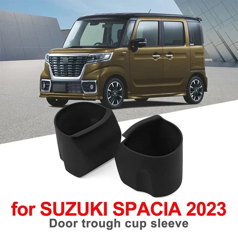 For 23 Suzuki Spacia Co-pilot Storage Table Tray Main Driver Silicone Pad Mk54 Water Cup Seat Cup Holder Interior Accessories