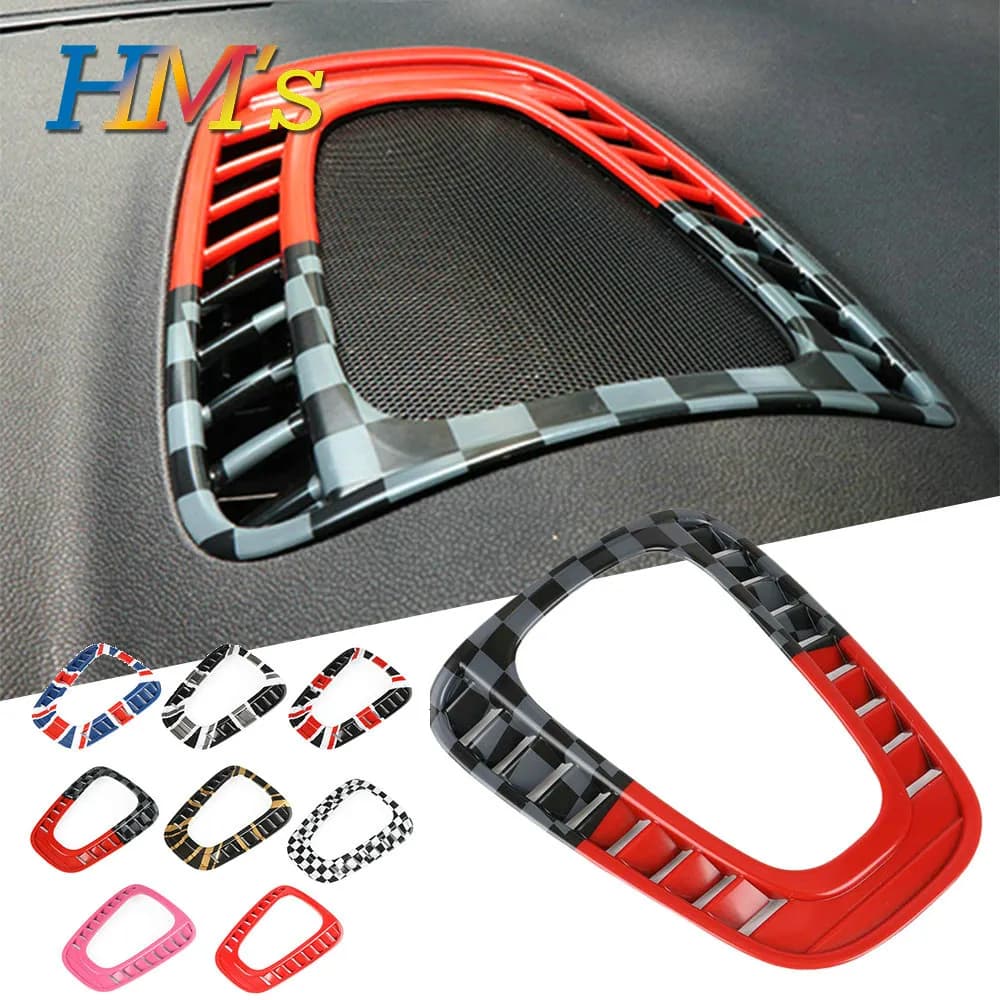 Car Interior Dashboard Decorative Shell Sticker Air Conditioning Vent Socket Cover Accessories For MINI COOPER F60 Countryman