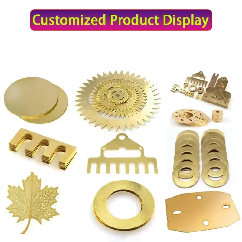 H59 Solid Brass Flat Strip 100mm Length 15-32mm Thickness 20-100mm Width Metal Bar For Industrial DIY Hardware