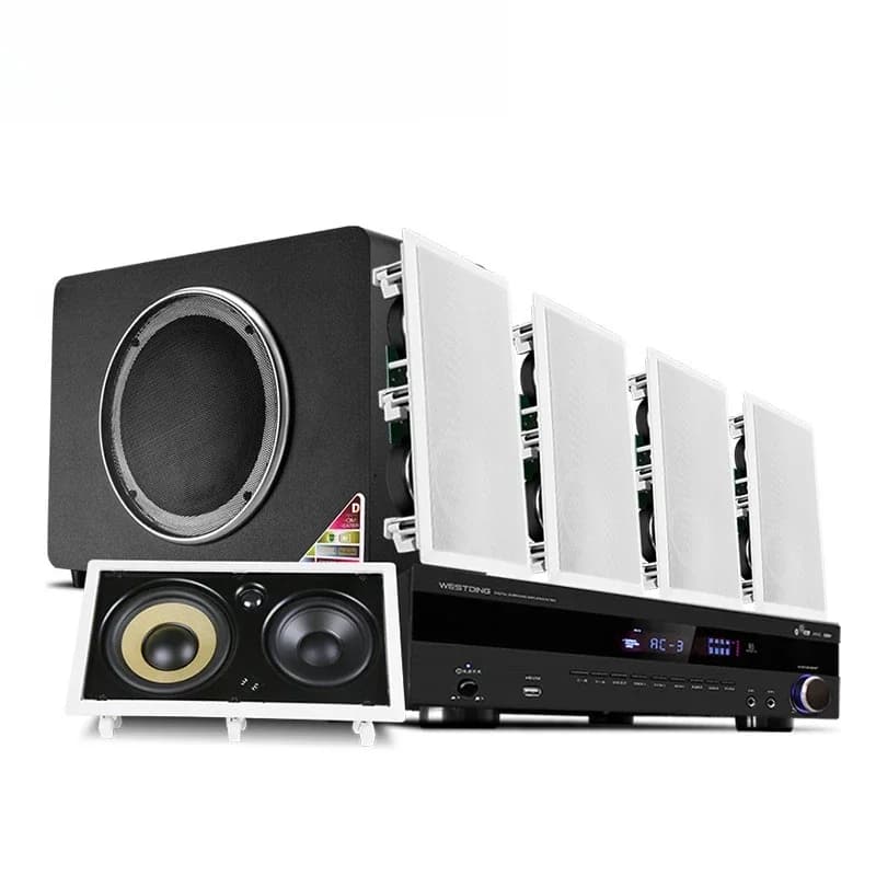 Home theater audio set TV Bluetooth home living room ceiling embedded speakers